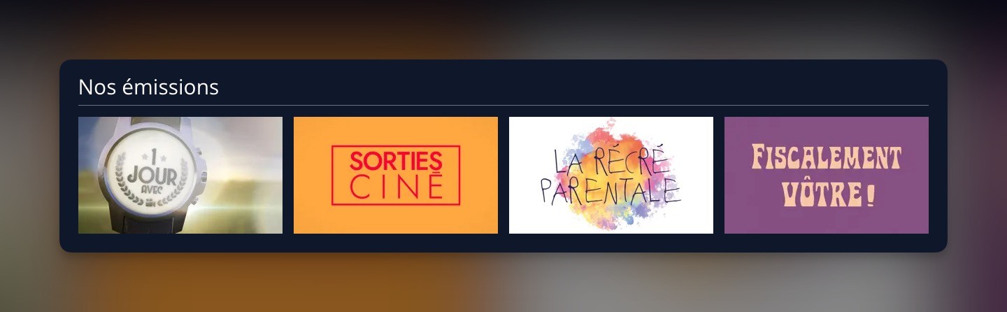 Nos émissions front